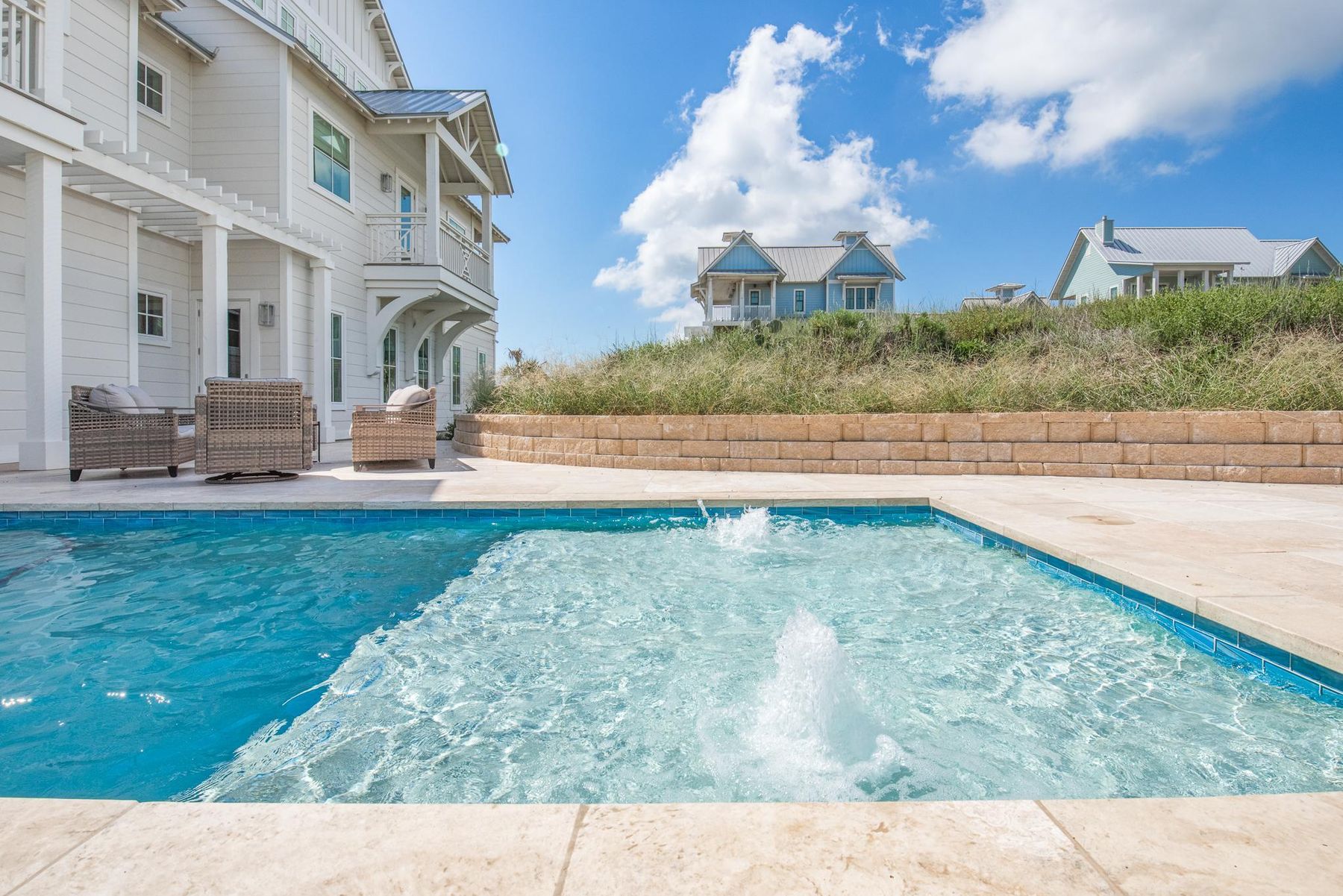 Pool beside the dunes